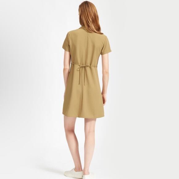 Everlane The Japanese GoWeave Notch Shirtdress Collar Mini Short Sleeve NWT 00 - Picture 9 of 9